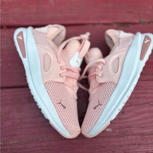 Puma Women's Soft Pink Mesh Sneakers